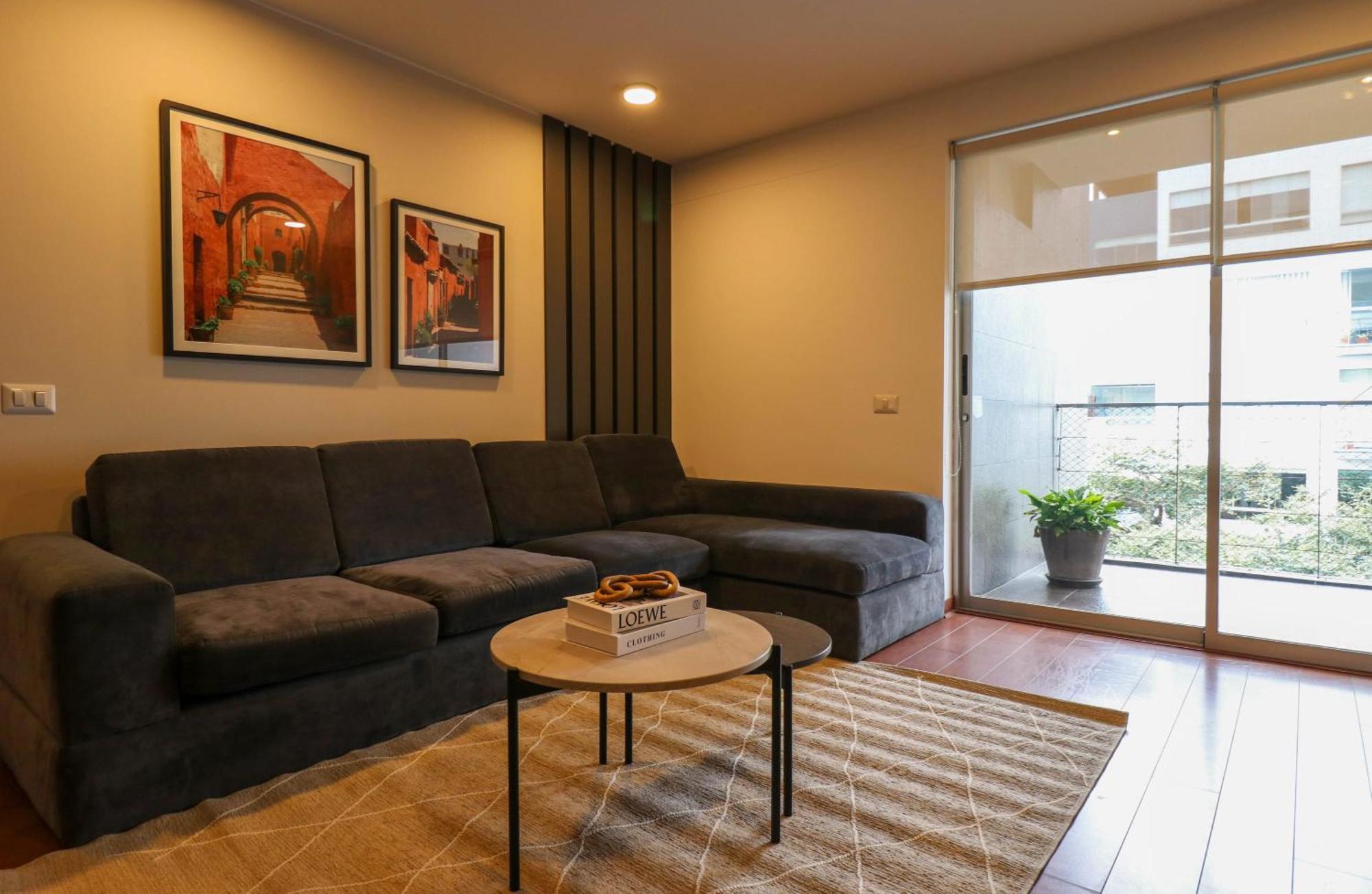 Elegant 2br With Fantastic View In Miraflores